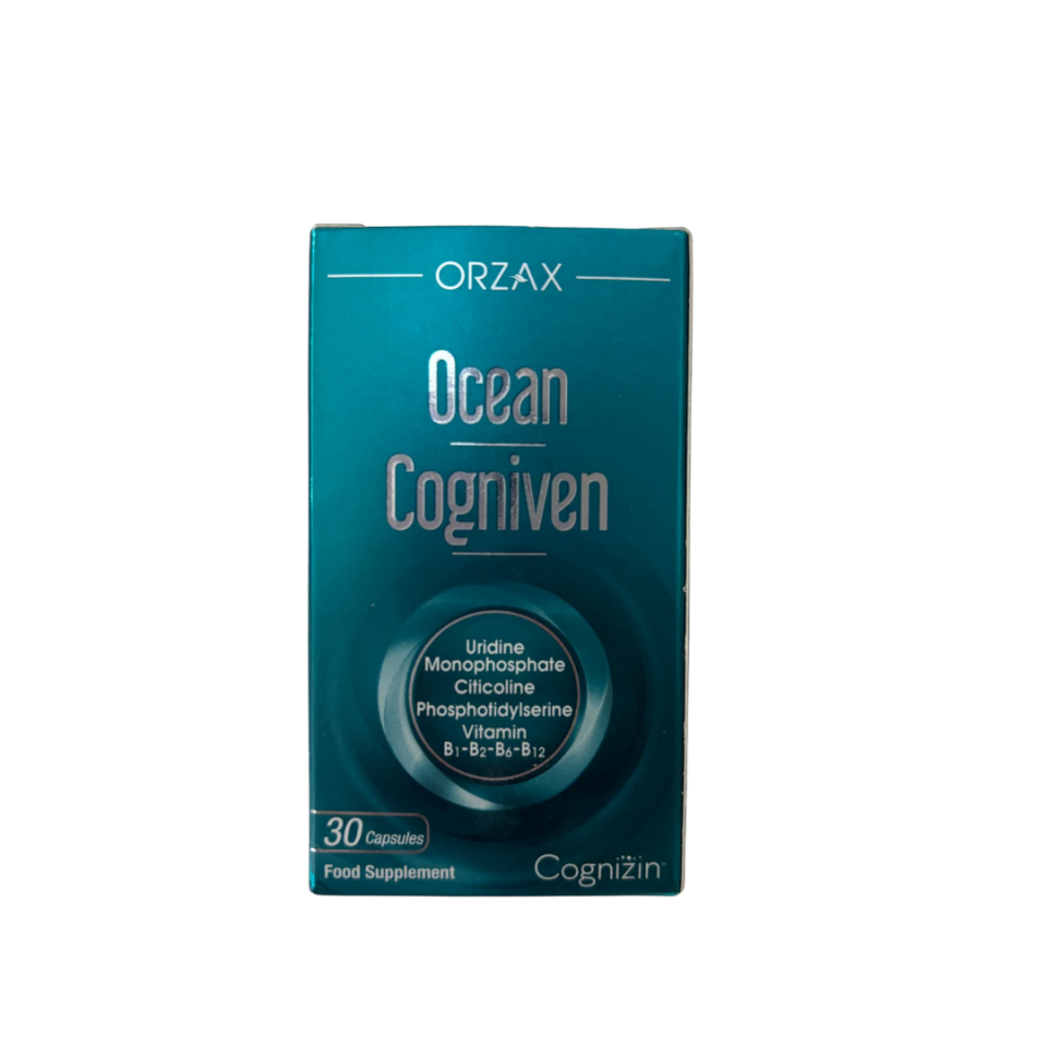 Orzax Ocean Cogniven 30 Kapsül | Cognizin® + B Vitamin Kompleksi