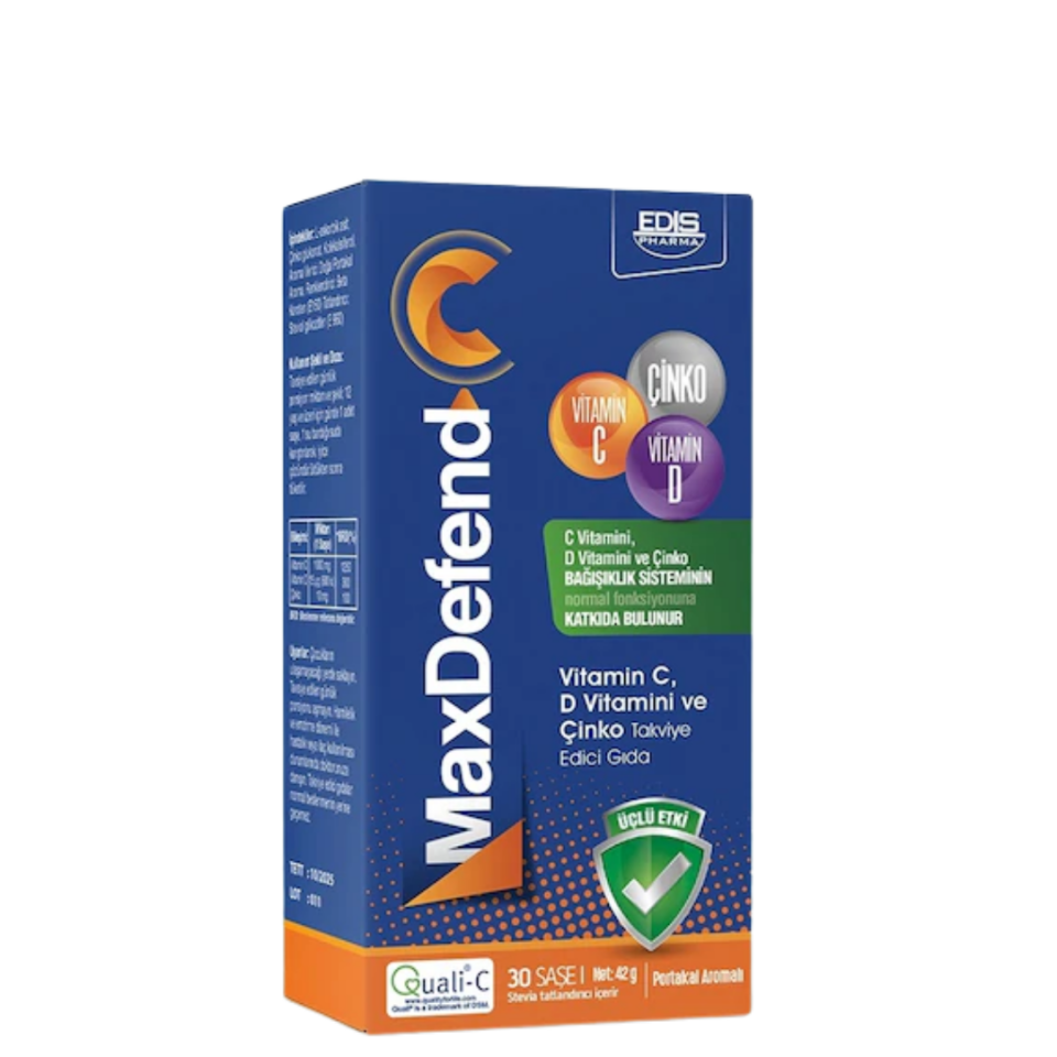 Maxdefend C Vitamini D Vitamini Ve Çinko