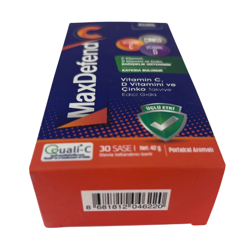 Maxdefend C Vitamini D Vitamini Ve Çinko