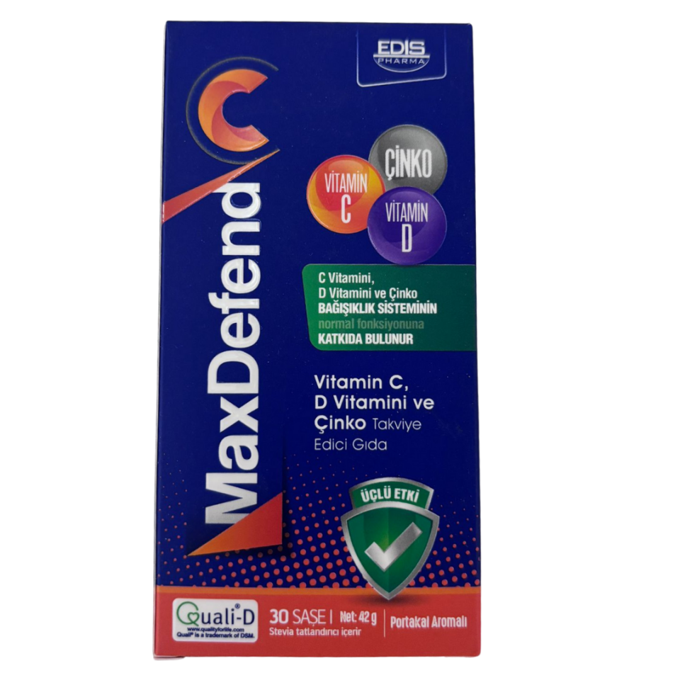 Maxdefend C Vitamini D Vitamini Ve Çinko